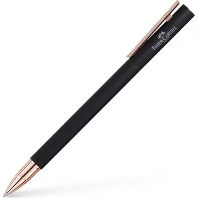 FABER-CASTELL Neo Slim Roller Kalem Mat Siyah Rose Gold 343114